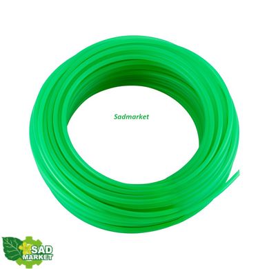 Косильна струна кругла (зелена) 60 метрів (2,0 мм)