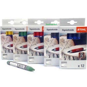 Крейда розмічувальна STIHL червоний (12 шт)