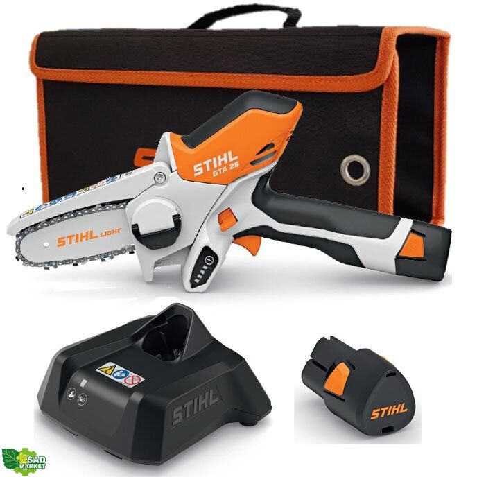 Мини-пила STIHL GTA 26 SET полный комплект по доступной цене - SADMARKET