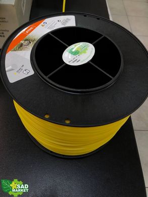Косильная струна круглая (желтая) 271 метр (3,0 мм)