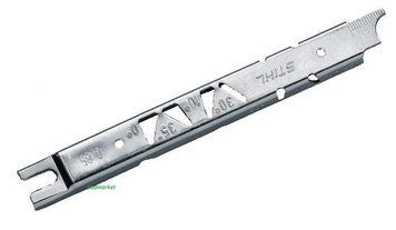 Шаблон для обработки ограничителя глубины реза STIHL 1/4", 3/8"Р, .325" u. 3/8"